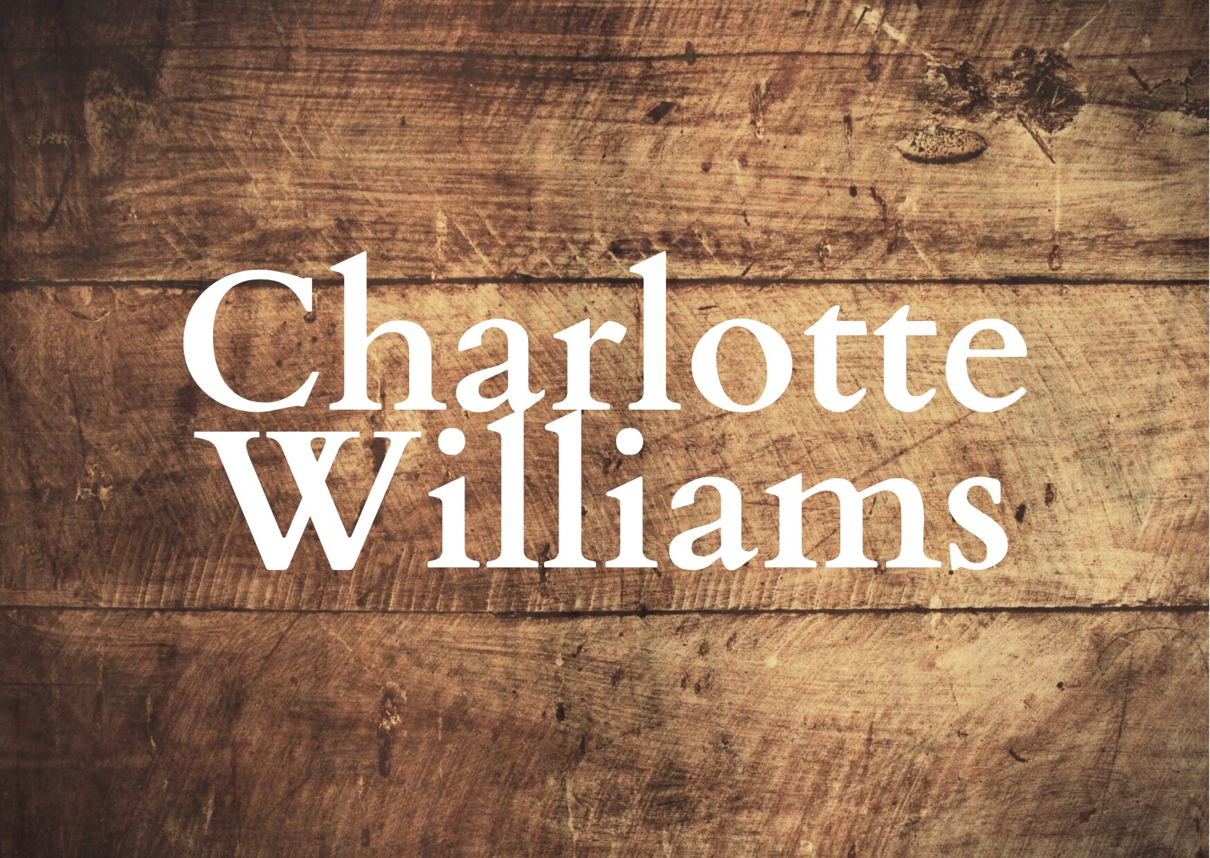 Charlotte Williams business card